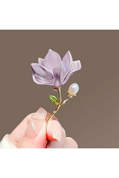 asc.home Mor Manolya broş. 5 cm yükseklik