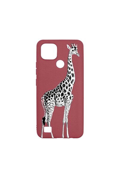bestcase Θήκη σιλικόνης, Συμβατή με Realme C21, Καμηλοπάρδαλη, ανθεκτική στη ...