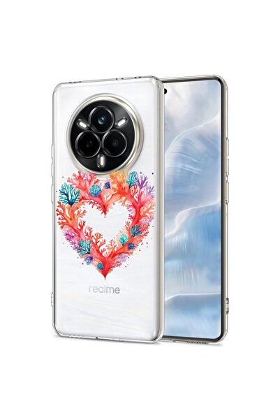 bestcase Husa pentru Realme 14 Pro 5G, BestCase¬Æ Clear Silicon 2MM, Coral He...