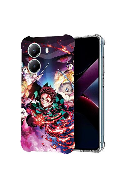 bestcase ¬Æ Husa compatibila Poco X7 Pro 5G, Anti Shock 1.5MM, Demon Slayer, ...