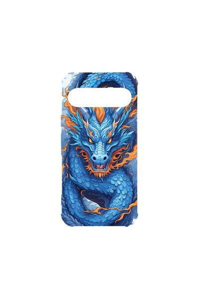 bestcase Husa Antișoc 1.5MM, Compatibilă cu Google Pixel 9, Blue Dragon, Tehn...