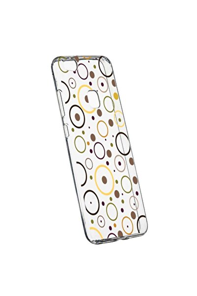 bestcase Husa Silicon, Transparent, Slim, Circles, 147, Huawei P10 LITE