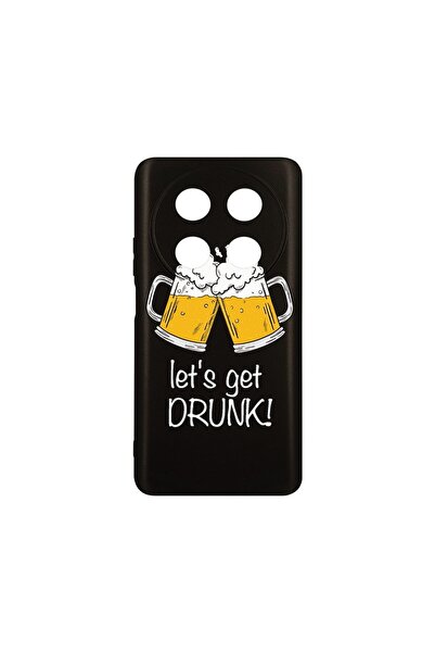 bestcase Λεπτή Θήκη Σιλικόνης 0.8MM, Συμβατή με Huawei Nova 12i, Ας μεθύσουμε...