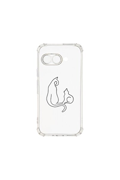 bestcase Калъф за Google Pixel 9a, BestCase® Anti Shock 1.5MM, Абстрактна кот...