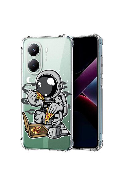 bestcase ¬Æ Poco X7 Pro 5G compatible case, Anti Shock 1.5MM, Astronaut Pizza...