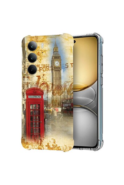 bestcase ¬Æ Husa pentru Realme C75, Anti Shock 1.5MM, London, Protectie camer...