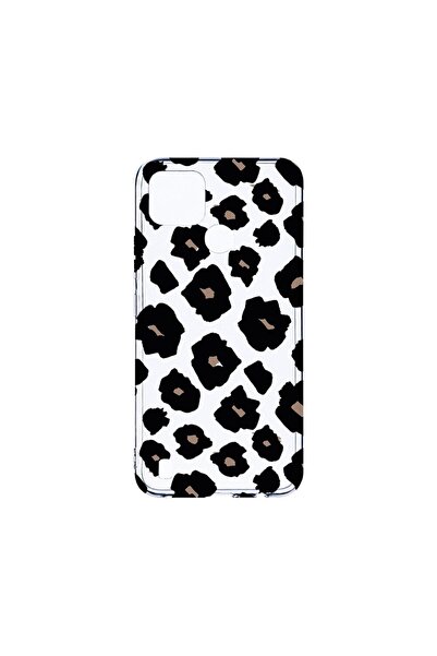 bestcase Διαφανής Θήκη Σιλικόνης 2MM, Συμβατή με Realme C21Y, Με σχέδιο λεοπά...