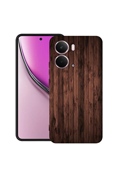 bestcase Θήκη για Realme P3 με σχέδιο ξύλου καρυδιάς, TPU Ματ Εξαιρετικά Λεπτ...