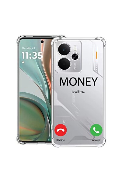 bestcase Husă Antișoc Compatibilă cu Poco M7 Pro 5G, cu Designul „Money Is Ca...