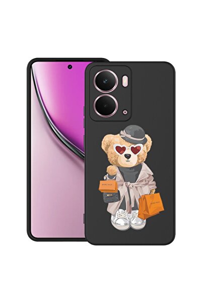 bestcase ¬Æ Husa pentru Realme P3 cu Design Teddy Bear Shopping, TPU Mat Ultr...