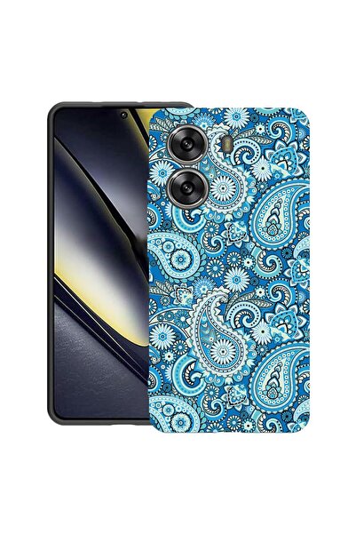 bestcase Калъф за Poco X7 Pro 5G, Син, без щампи, Тънък силиконов 0.8ММ, Прот...