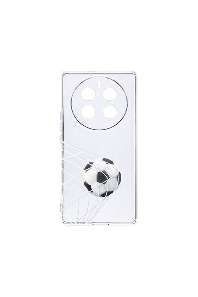 bestcase Διαφανής Θήκη Σιλικόνης 2MM, Συμβατή με Realme 12 Pro Plus, Ποδόσφαι...