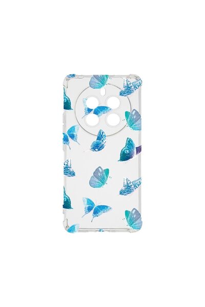 bestcase Αντικραδασμική Θήκη 1.5MM, Συμβατή με Realme 12 Pro, Σχέδιο Πεταλούδ...