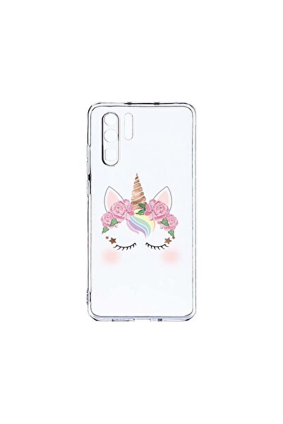bestcase Прозрачен силиконов калъф 2ММ, съвместим с Huawei P30 Pro, Еднорог, ...