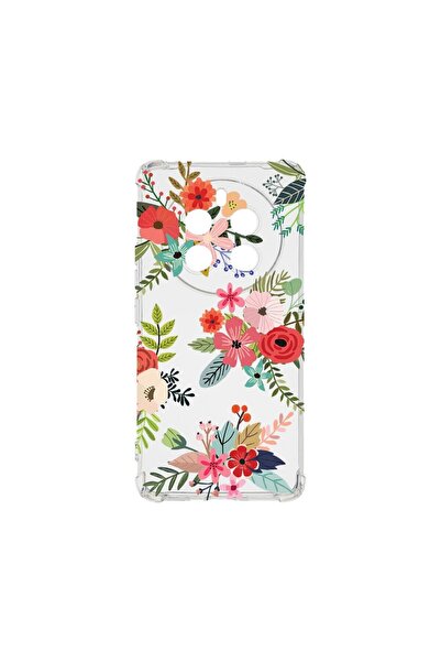 bestcase ¬Æ Husa Anti Shock 1.5MM, Compatibila Cu Realme 12 Pro, Flowers, Rez...