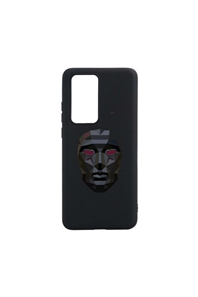 bestcase Θήκη σιλικόνης συμβατή με Huawei P40, Squid Game - Μάσκα Άνθρωπος με...