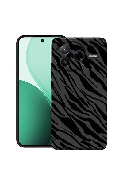 bestcase ¬Æ Husa TPU Ultra Slim Compatibil cu Poco F7 Pro, cu Design Zebra Pa...