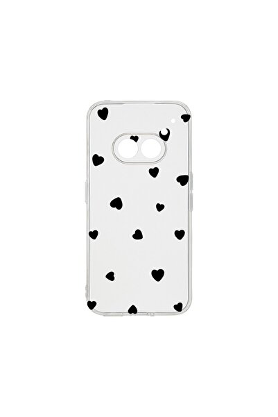 bestcase Θήκη Διαφανής Σιλικόνη 2MM, Συμβατή με Nothing Phone 2a, Σχέδιο Καρδ...