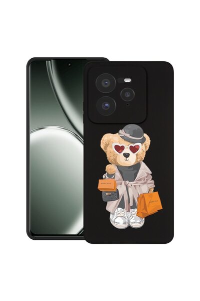 bestcase Husă pentru Realme GT 7 Pro, Silicon subțire premium de 1.2MM, Teddy...