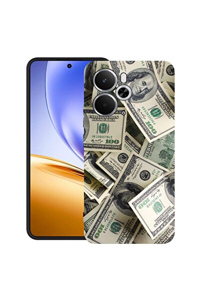 bestcase ¬Æ Husa pentru Realme 14T cu Design Money Pattern, TPU Mat Ultra Sli...