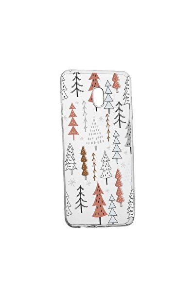 bestcase Husa Silicon Compatibila Cu Nokia 1 Plus, Hand Drawn Christmas Tree,...