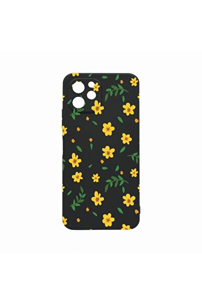 bestcase Θήκη, Συμβατή με Huawei nova Y61, Μικρά κίτρινα λουλούδια, Ανθεκτική...