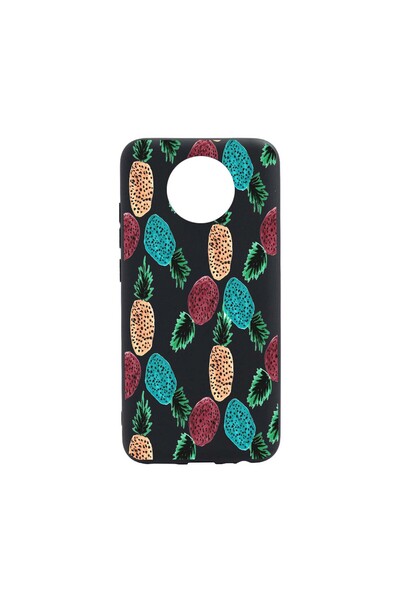 bestcase Husa Silicon Ananas, compatibila cu Nokia 3.4, rezistenta la uzura, ...