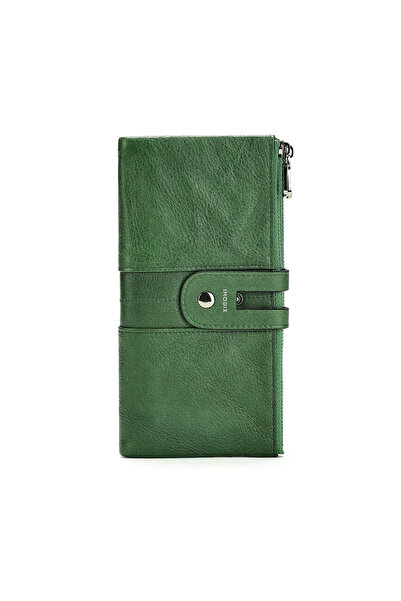 IMODIX Portofel Dama Din Piele Naturala, IMODIX®, Model Elegant Retro, Protec...
