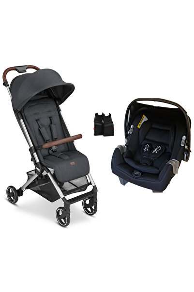 ABC Design Ping Storm Kabin Boy Bebek Arabası - Jixy Siyah Ana Kucağı Travel Set