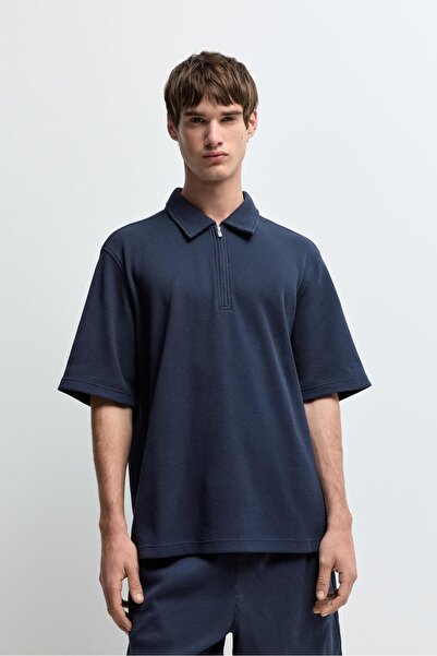 LEFTIES Gofre dokulu polo