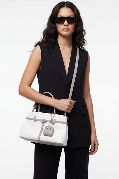 MORCA Women's Shoulder Bag Stylish Daily Handbag White