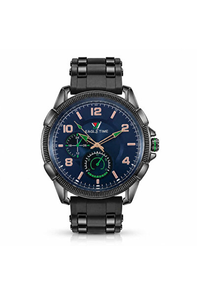Watch Men's wristwatch, EagleTime, Black, ET14