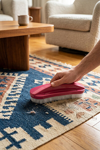 Emofom Silicone Tip Carpet Cleaning Brush