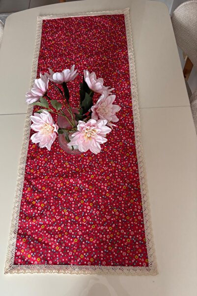 zarafet concept Modern Dekoratif Dantel Detaylı Vintage Runner 40x110cm
