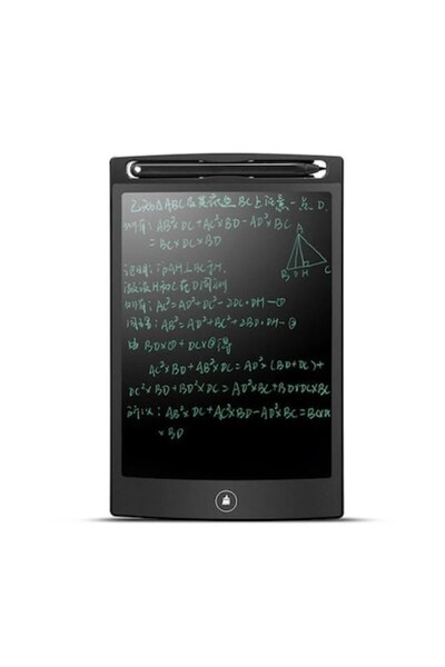 Dactylion Pachet promoțional: Tabletă LCD pentru scris și desenat, 8.5 ", Neg...