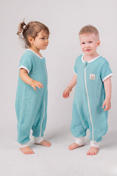 Sarebaby Muslin Sleeping Bag 0.5 Tog Oeko-Tex Certified 100% Natural Cotton T...