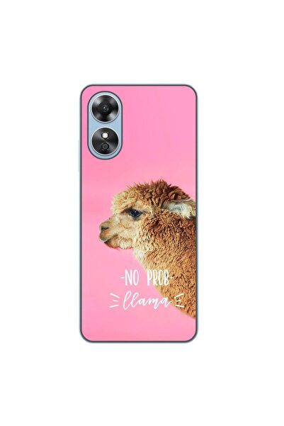 OEM Θήκη συμβατή με Oppo A17 Σιλικόνης Gel TPU με σχέδιο μηνύματος  "No Prob "