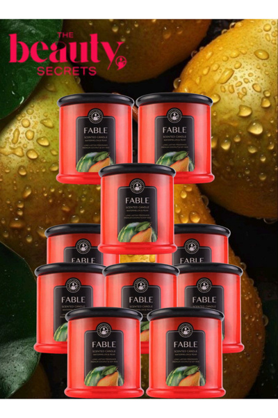 The Beauty Secrets 10 Pieces Fable Scented Candle 500grams