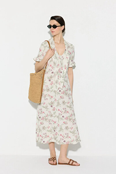 Gusto Large Straw Bag with Adjustable Strap - Beige
