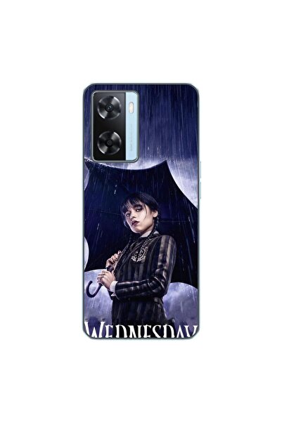 OEM Husa compatibila cu Oppo A57s Silicon Gel Tpu Model Wednesday Umbrella