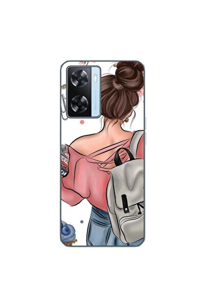 OEM Husa compatibila cu Oppo A57s Silicon Gel Tpu Model Girl Fashion School