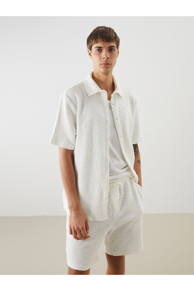 LC Waikiki Nevavm with a Difference Regular Fit Short Sleeve Men's Shirt