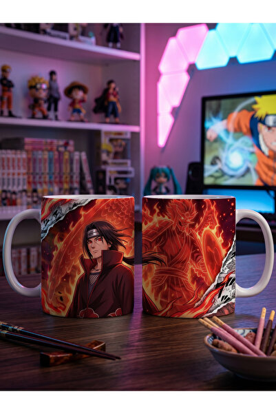 Vulpes Naruto Itachi Uchiha TasarımlıAnime Kupa Bardak