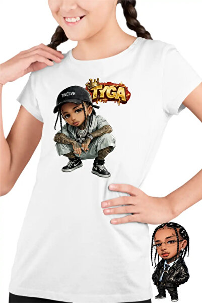 OEM Детска тениска за момичета Tyga Hip Hop Party Vibe