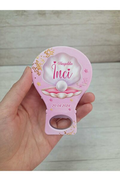 LecaTTe 20 Adet Balon Magnet Açacak Yeni Doğan, Doğum Günü, İnci temalı, Nişa...