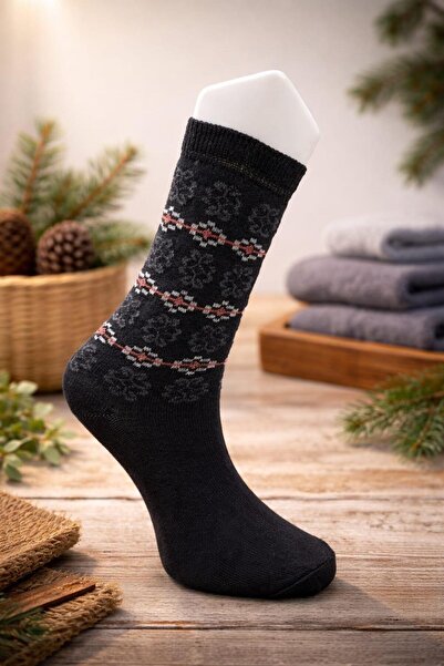 your trend socks 12 Çift Kadın Soket Çorap, Terletmeyen, Kokusuz, Pamuklu Çorap - Karışık Renk/Desen - Mevsimlik