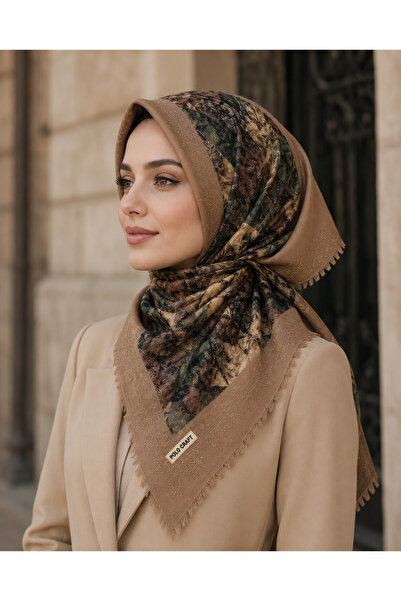 Butik Kaliteli Yüzde 95 Pamuk Eşarp Yazma