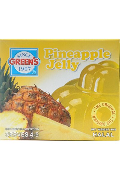 Green's مسحوق جيلي الأناناس 80 جرام