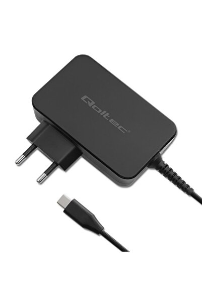 Qoltec ≈Åadowarka GaN Power Pro | 1xUSB-C | 100W | 5-20V | 3-5A | Negru