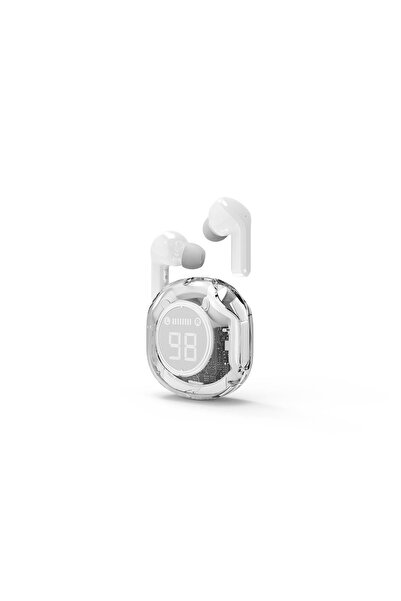 Gembird Căști intraauriculare Twst-01-W cu microfon, albe